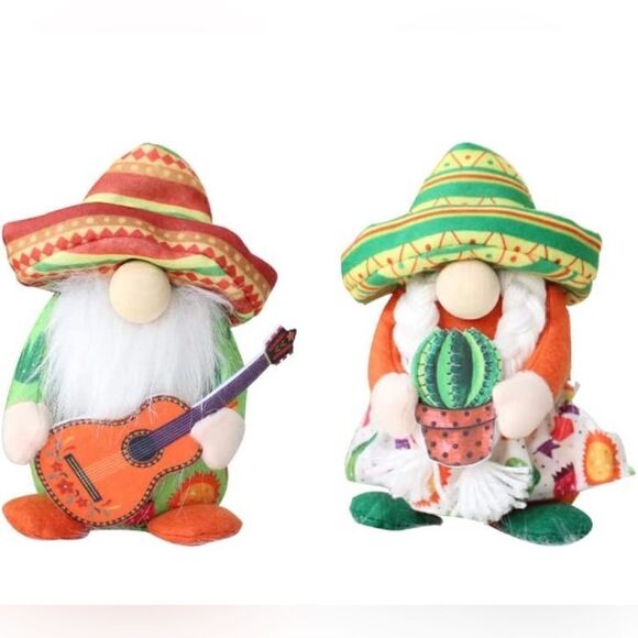 2 PCS Fiesta Gnome Plush for Mexican Taco Tuesday, Tomte Elf Decorations Gifts - Picture 2 of 6